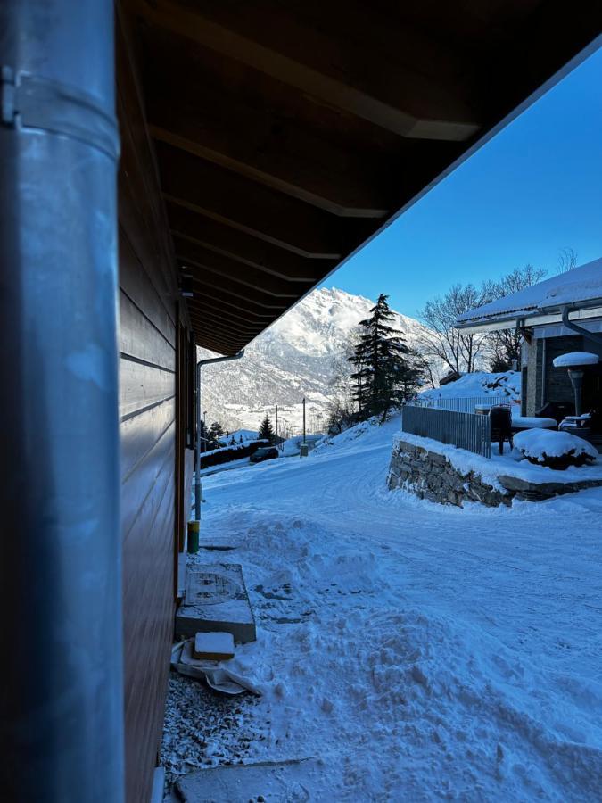 Chambres D'Hotes Les Louettes A Sapinhaut Canton Du Valais Saxon Zewnętrze zdjęcie