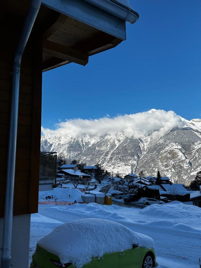 Chambres D'Hotes Les Louettes A Sapinhaut Canton Du Valais Saxon Zewnętrze zdjęcie