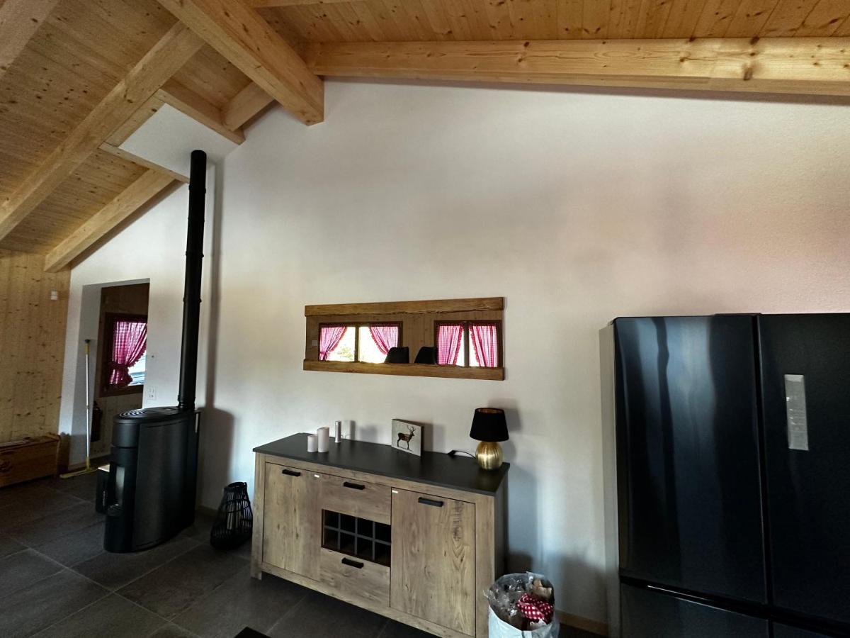 Chambres D'Hotes Les Louettes A Sapinhaut Canton Du Valais Saxon Zewnętrze zdjęcie